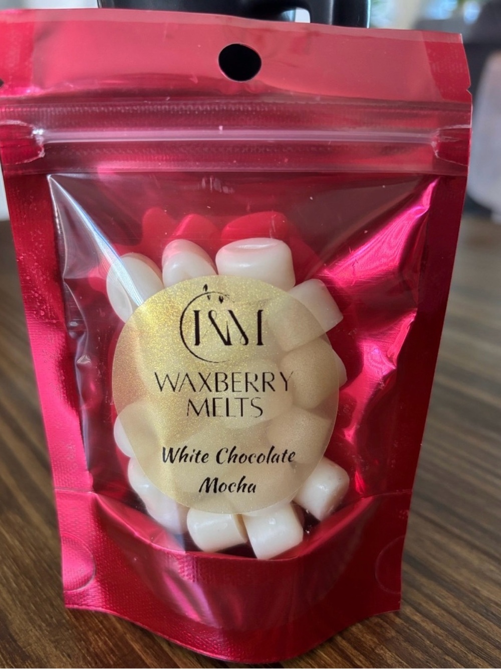 Hand Crafted Trial Size Espresso Bean Wax Melts in White Chocolate Mocha Scent - Picture 4 of 4